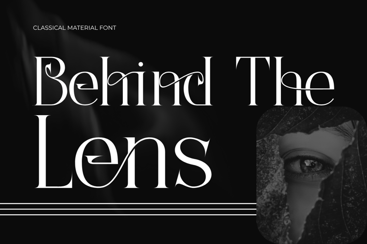 Preview of Classical Material Font
