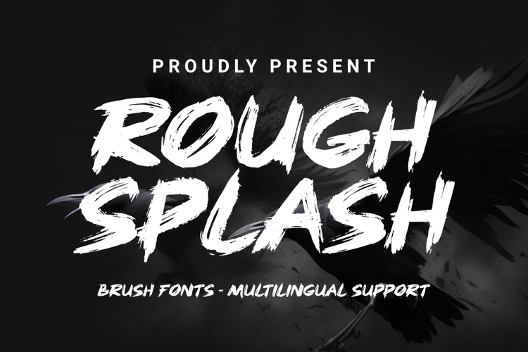 Rough Splash Font