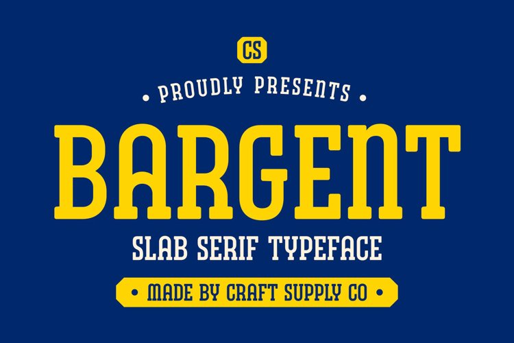 Preview of CS Bargent Font