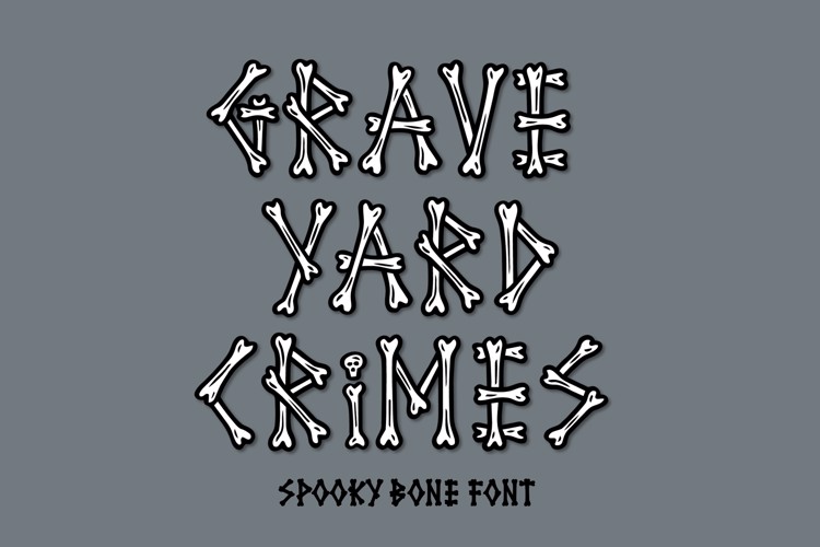 Preview of Graveyard Crimes Font