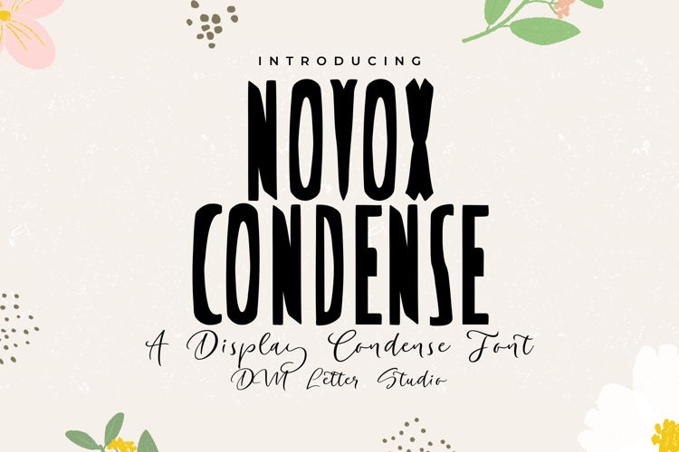 Preview of Novox Condense Font