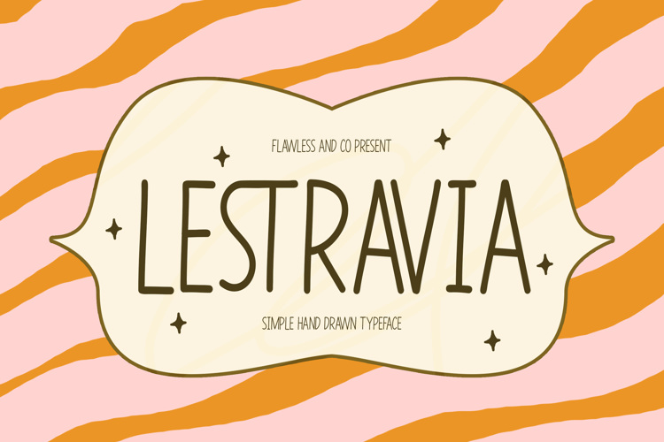 Preview of LESTRAVIA Font