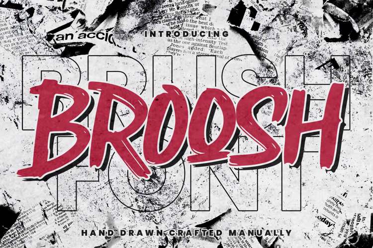Preview of Broosh Font