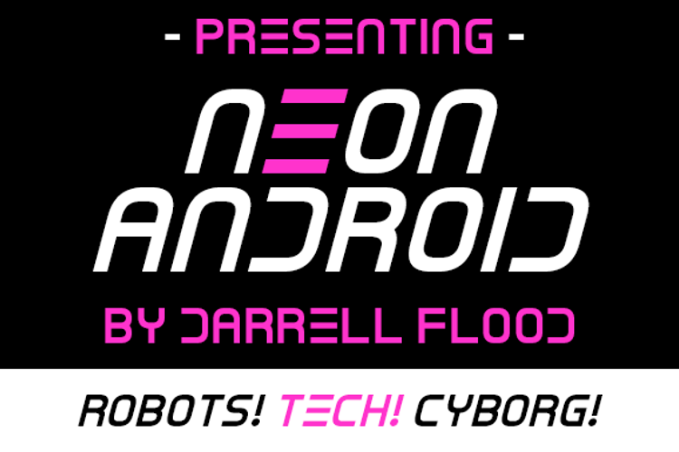 Neon Android Font