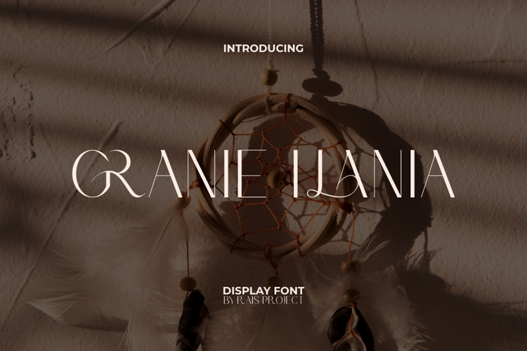 Preview of Granie Ilania Font