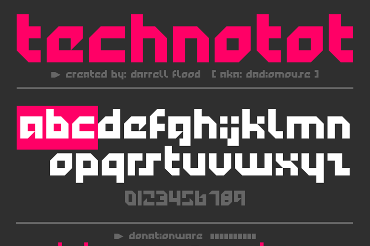 Technotot Font