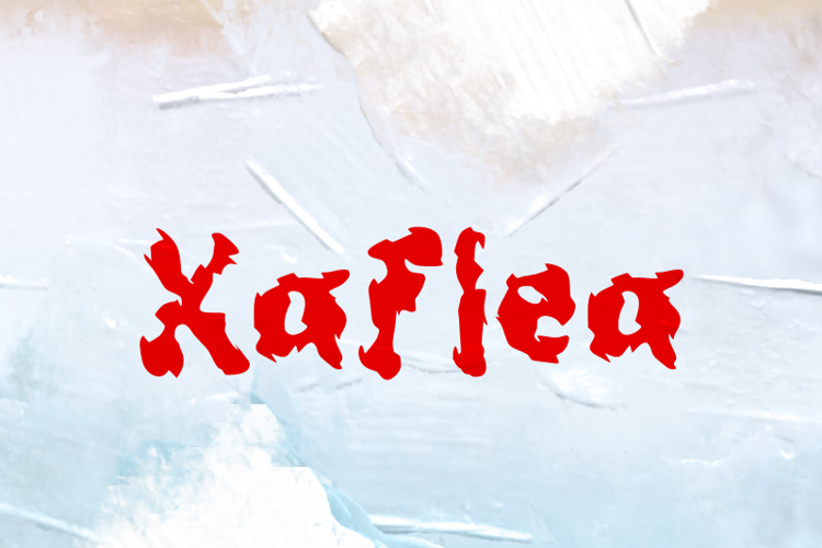 Preview of Xaflea Font