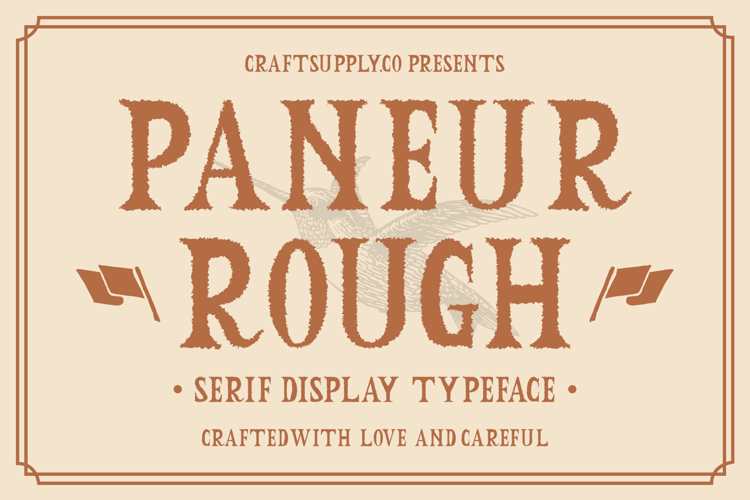 Paneur Rough Font