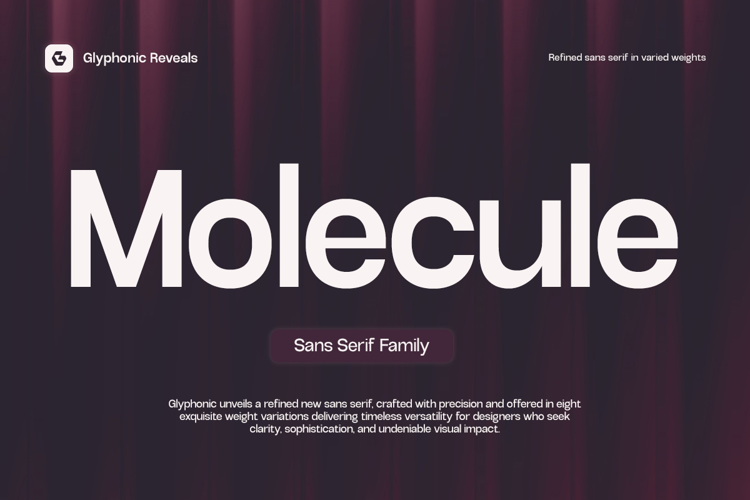 Preview of GC Molecule Font