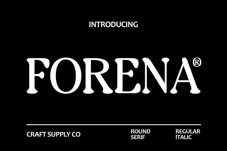 Forena Font