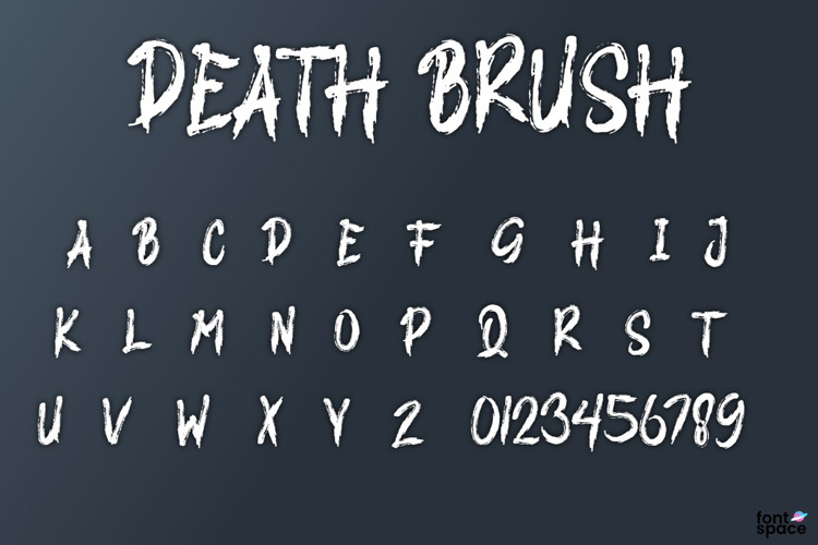 DEATH BRUSH Font