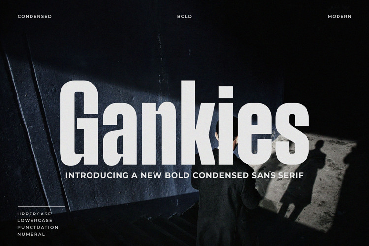 Preview of Gankies Font
