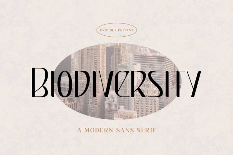 Biodiversity Font