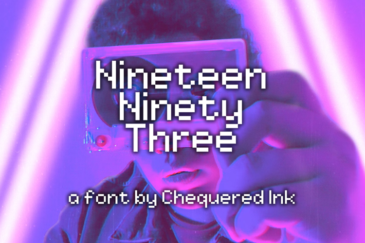 Nineteen Ninety Three Font