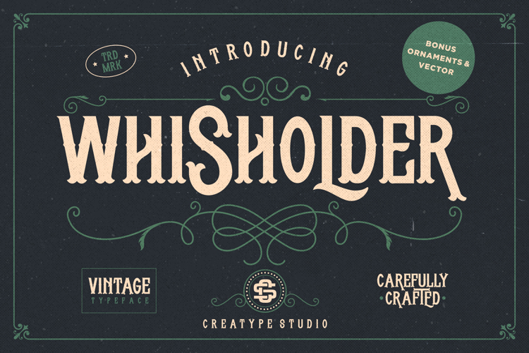 Whisholder Font