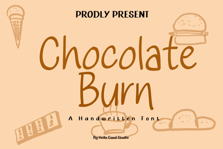 Preview of Chocolate Burn Font
