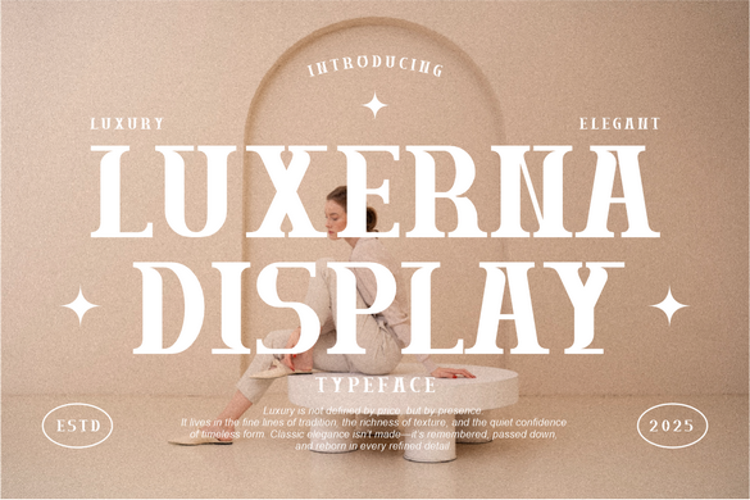 Preview of Luxerna Display Font