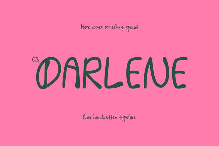Preview of CS Darlene Font