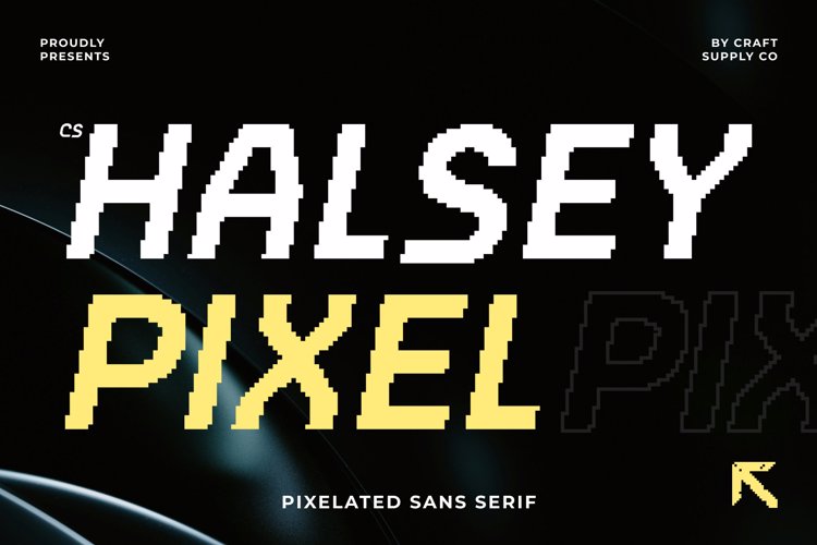 Preview of CS Halsey Pixel Font