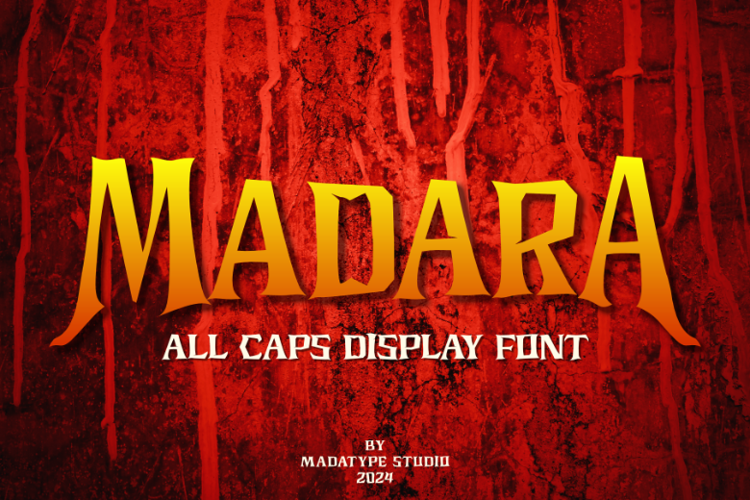 Preview of Madara Font
