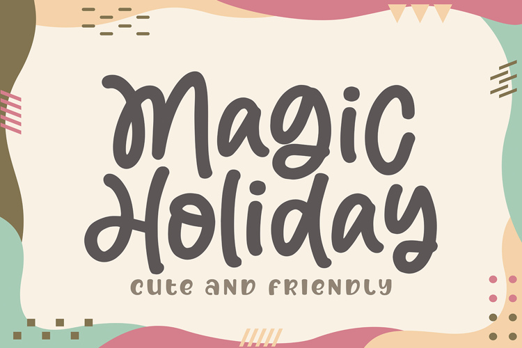 Magic Holiday Font