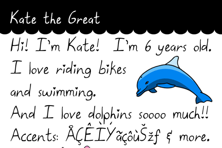 Kate the Great Font
