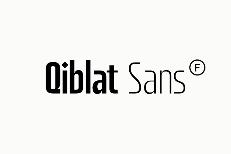 Qiblat Sans Black Font