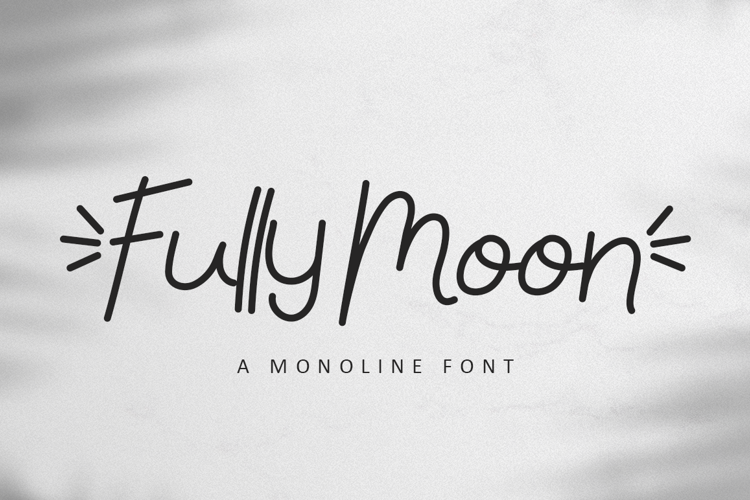 Fully Moon Font