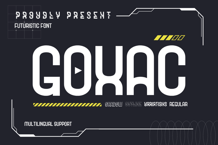 GOXAC - Shadow Font