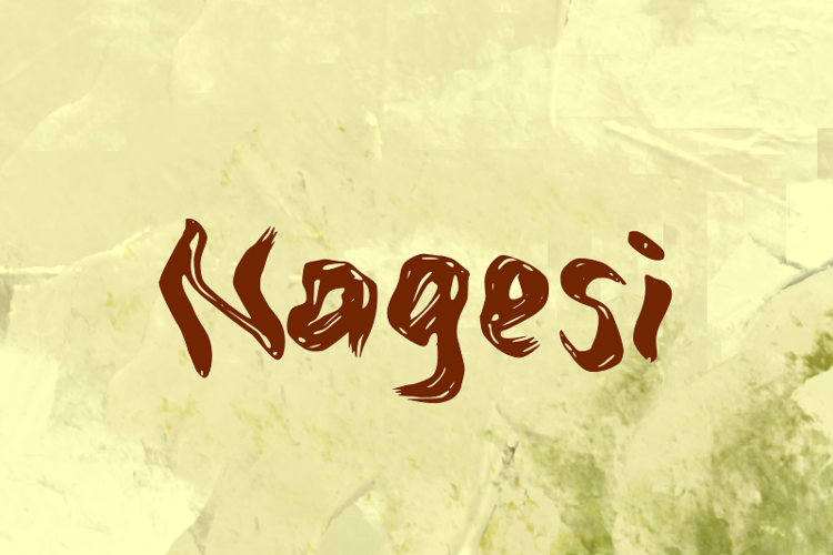 Preview of n Nagesi Font