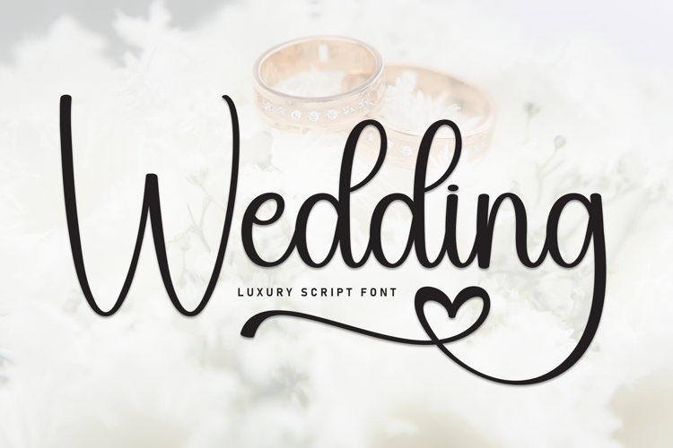 Preview of Wedding Font