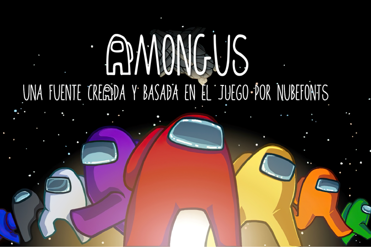 Amongus Font