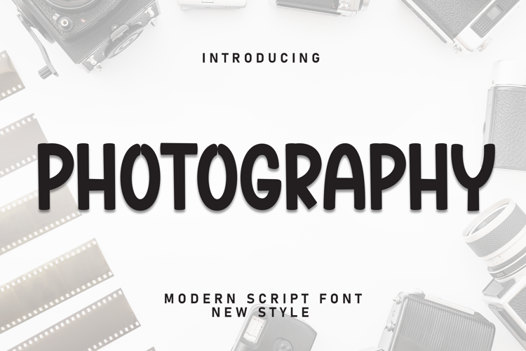 Preview of Photography Font