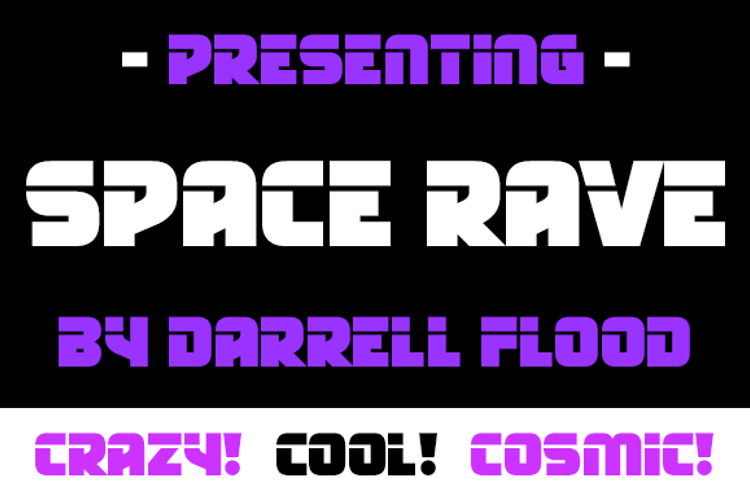 Space Rave Font