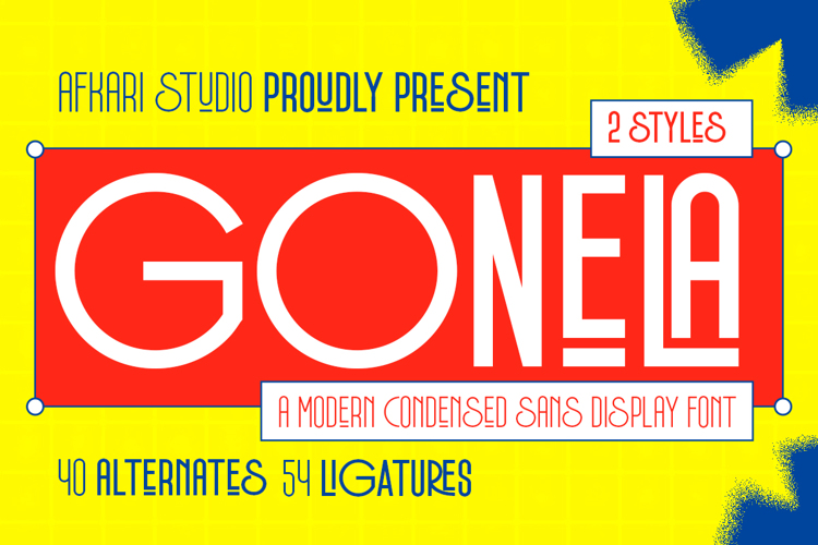 Preview of Gonela Font