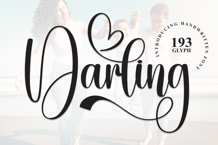 Preview of Darling Font