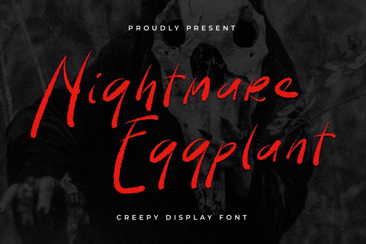 Nightmare Eggplant Font