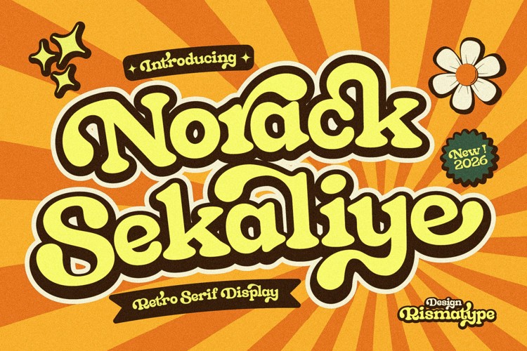 Preview of Norack Sekaliye Font