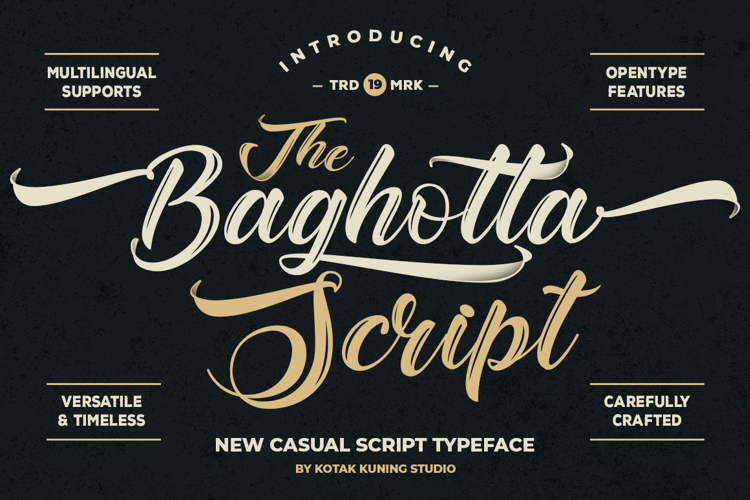 The Baghotta Script Font