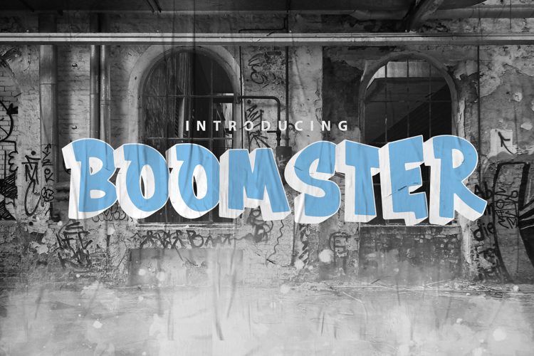 BOOMSTER Graffiti Font