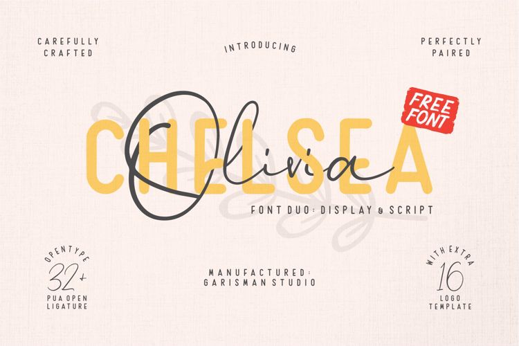 Chelsea Olivia Font