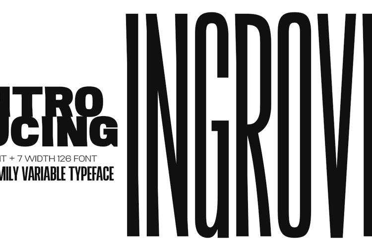 Preview of Ingrovia Font