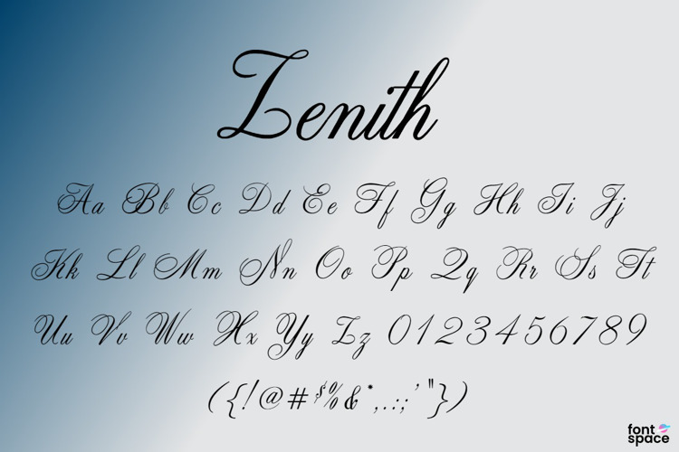 Zenith CP Font