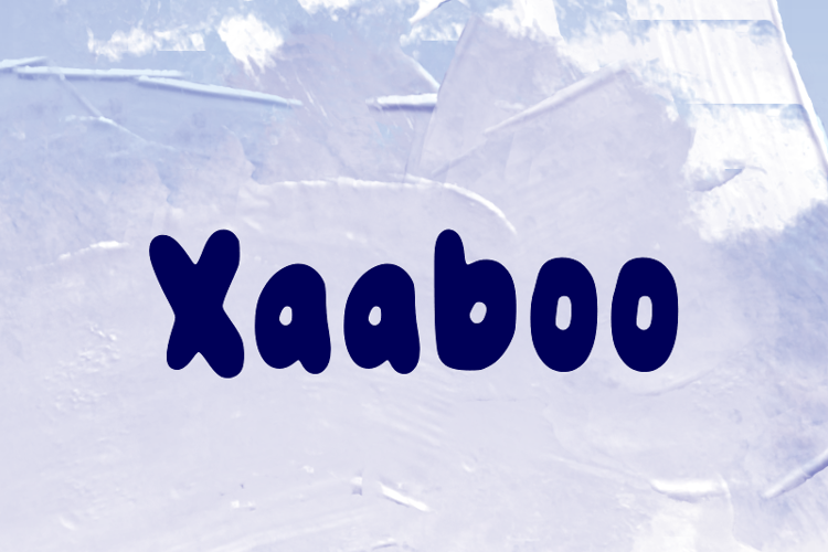 Preview of x Xaaboo Font