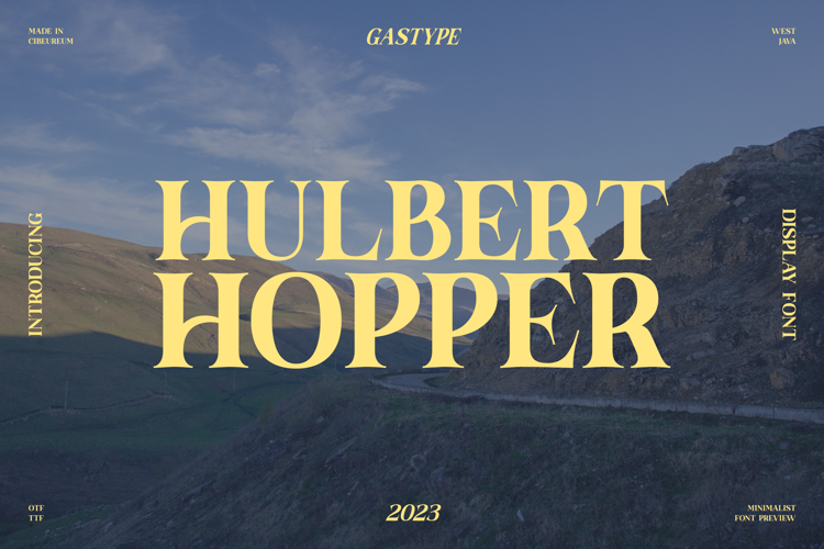 Hulbert Hopper Display Font