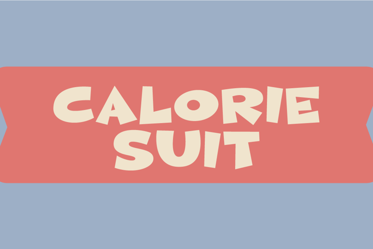 Calorie Suit Font