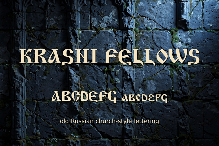 Preview of Krasni Fellows Font