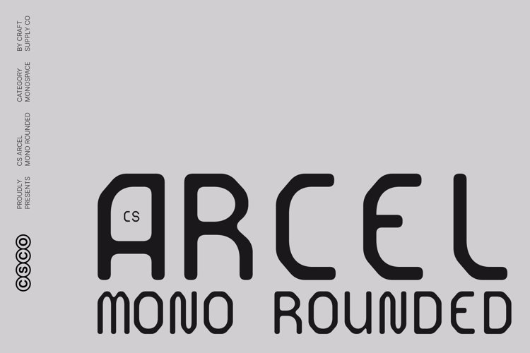Preview of CS Arcel Mono Rounded Font