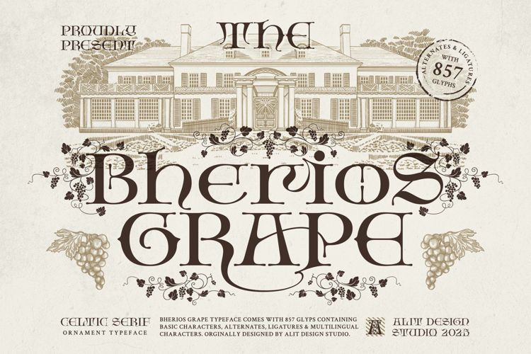 Preview of Bherios Grape Font