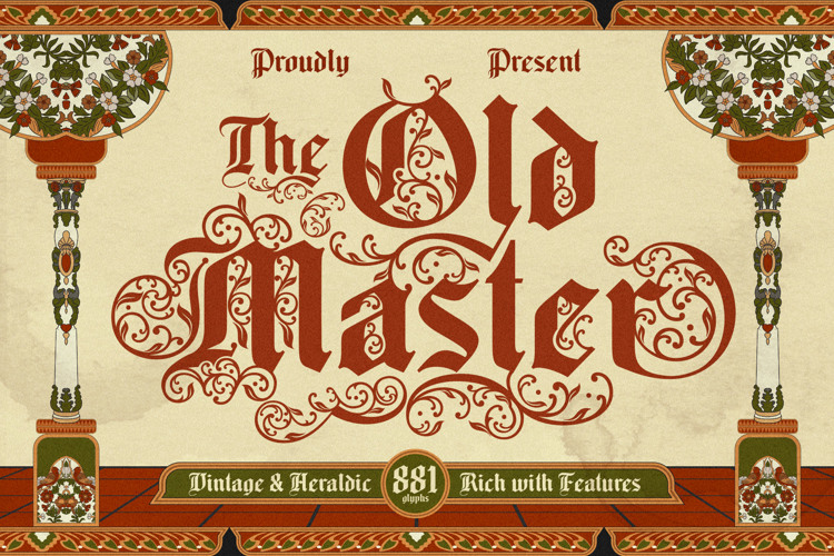 Preview of Old Master Font